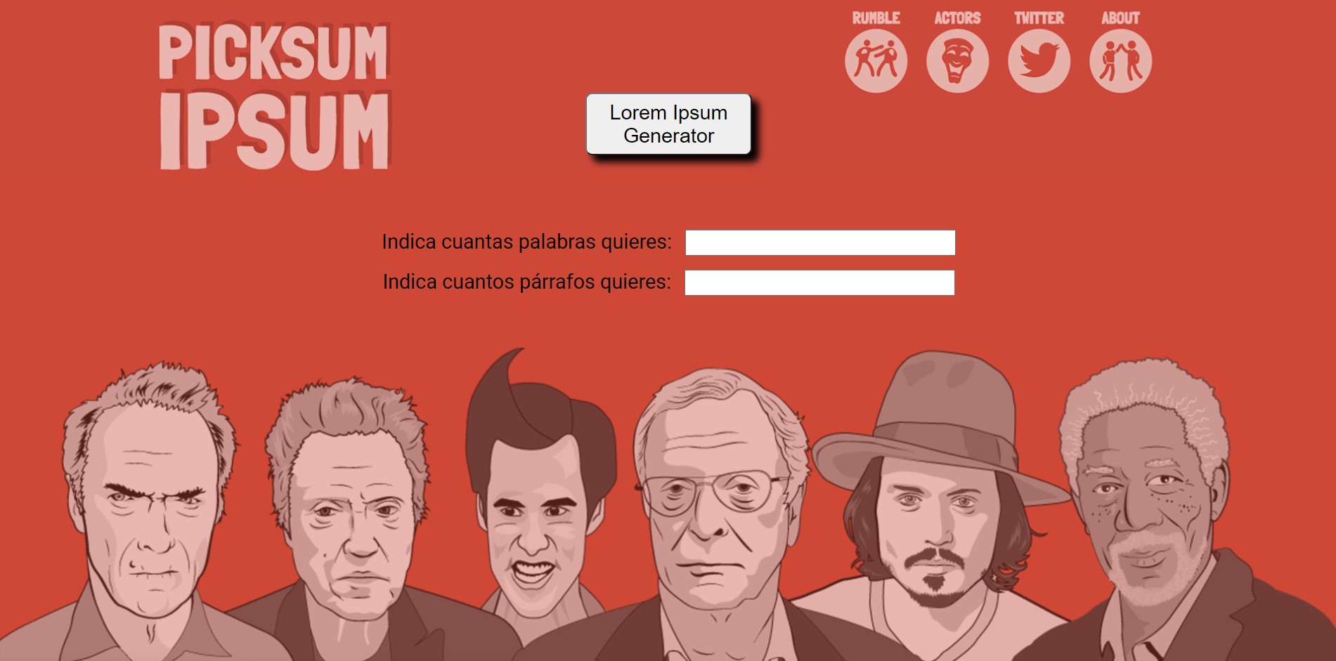 Lorem Ipsum Generator con HTML5, CSS3 y JavaScript