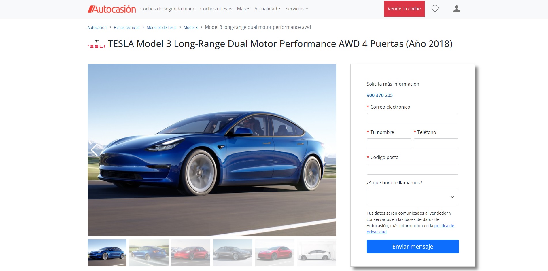 Imitación web autocasión con HTML5, CSS3, Bootstrap5 y JavaScript